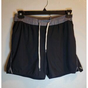 Vuori Shorts M Men Black Drawstring Pockets Performance Stretch